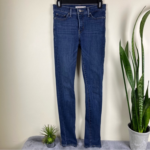 Levi's 311 Shaping Skinny Jeans - Medium Blue - Picture 3 of 13